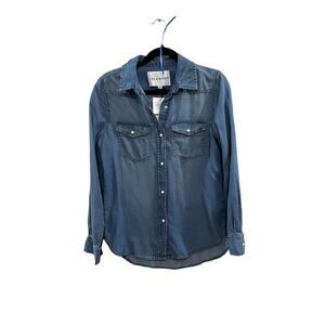 BNWT Lola River Long Sleeve Denim Shirt Size XS